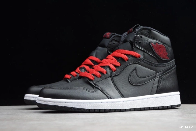 1st Kicks Shoes 555088-060 High Retro OG Satin Black 1 Jordan Air 0814